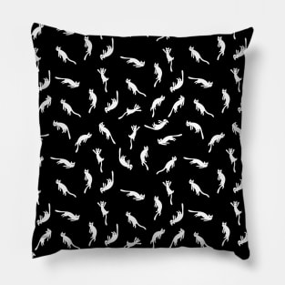 Cat Ghost Kawaii Pattern Pillow