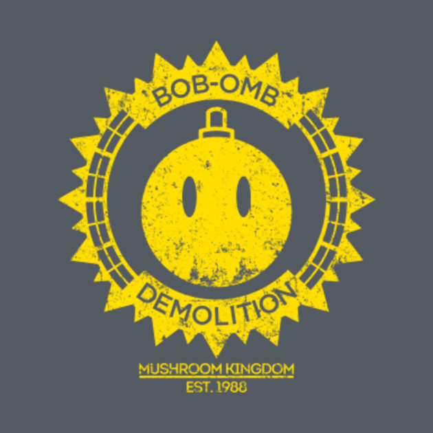 Download Bob-Omb Demolition - Super Mario - Tapestry | TeePublic