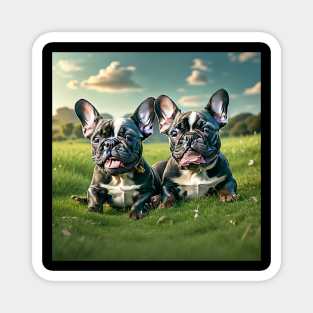 French Bulldog Puppies Magnet