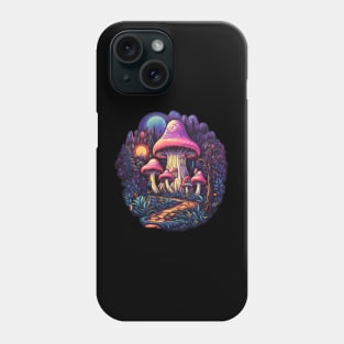 Mushroom Hut in a Magical Forest Phone Case