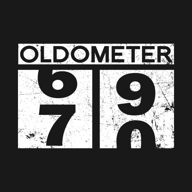 Oldometer 70 Awesome Counting 70th Birthday Gift - Oldometer 70 Awesome 