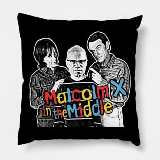 Malcolm X In The Middle Pillow