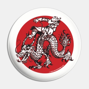 Dragon busting Pin