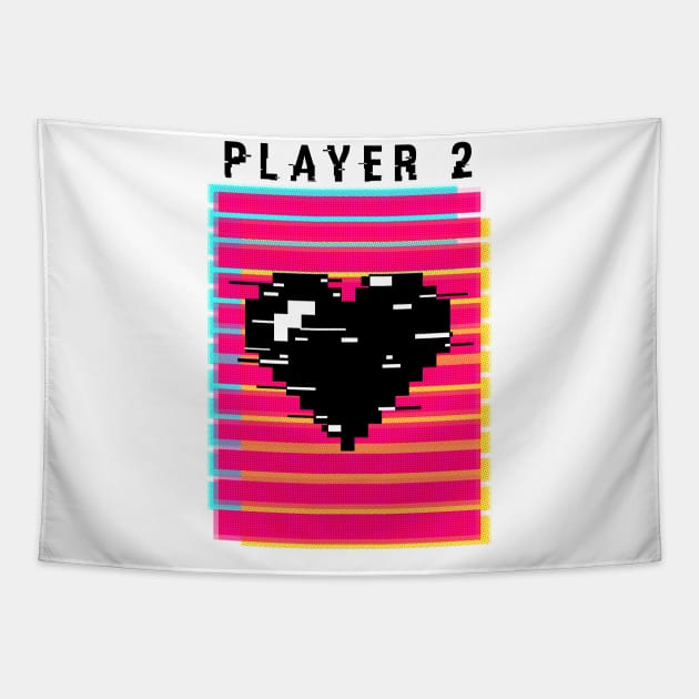 Player 2 Tapestry by Nicole Does Art