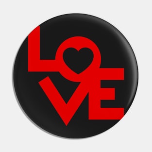 Love Design With A Heart Pin
