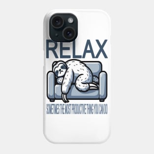 Productivity Through Relaxation Phone Case