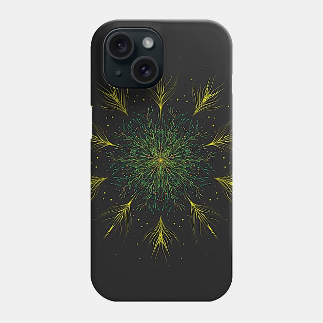 floral mandala Phone Case by kharmazero