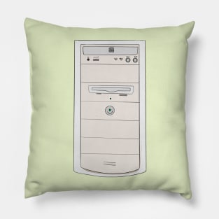 Vintage PC Retro Computer Pillow