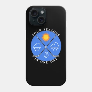 Four Seasons in One Day (golf) Phone Case