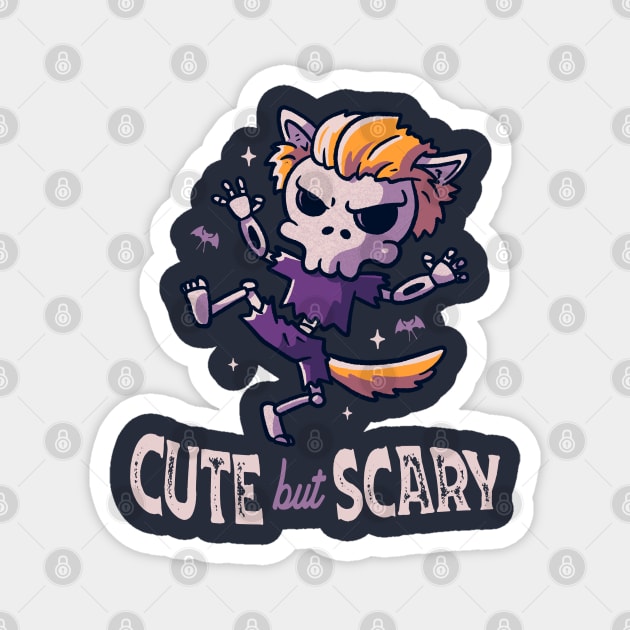 Cute But Scary Funny Cute Spooky Magnet by eduely