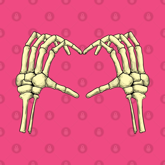 love skeleton by yud art