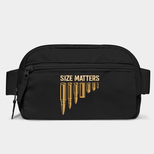 Size Matters Ammo Bullet Gun Lover 2nd Amendment Humor by Anticorporati