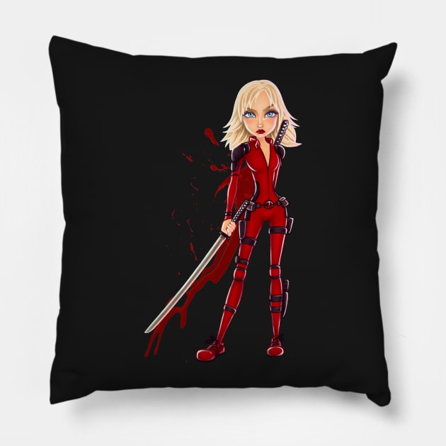 KILL POOL Pillow by astkhikArt