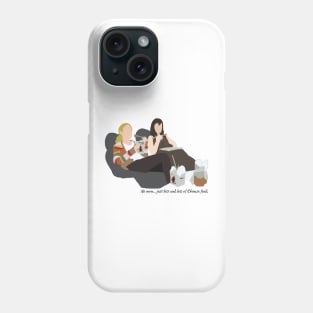 Rory and Paris eat Chinese food Phone Case