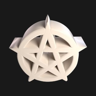 3D Pentagram - Plastic T-Shirt