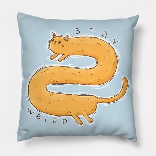 Stay Weird Pillow