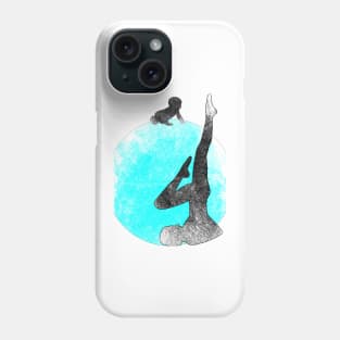 Mindful Father Son Yoga bonding Phone Case