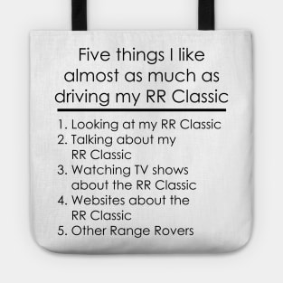 Five Things - Range Rover Classic Tote