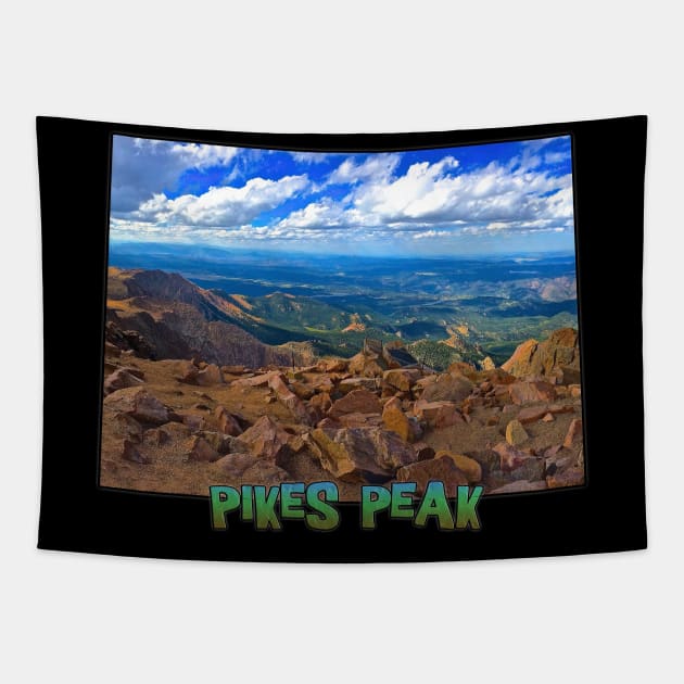 Colorado (Pikes Peak) Tapestry by gorff