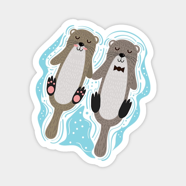 Otter Love Magnet by Buy Custom Things