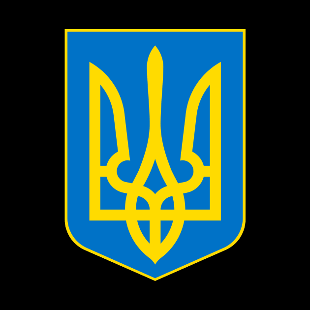 Coat of arms of Ukraine by Wickedcartoons