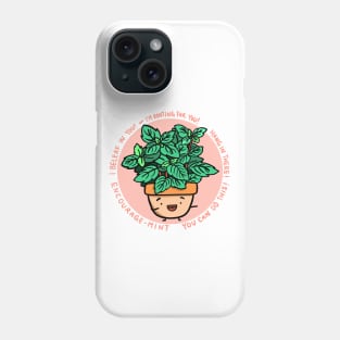 Encourage-mint Phone Case