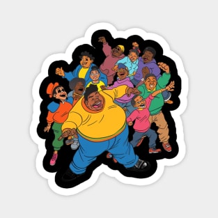 Fat Albert Cartoon Evolution Magnet