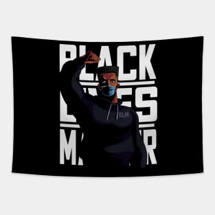 Black Lives Matter Activist Protester Tapestry