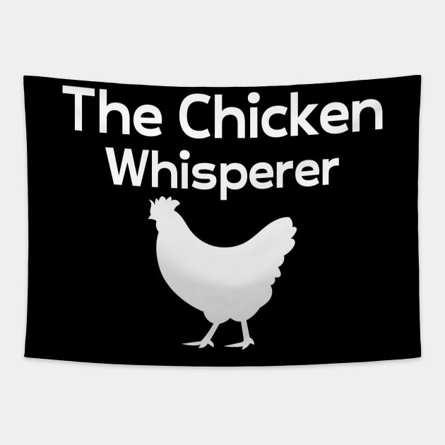 The Chicken Whisperer Tapestry by HobbyAndArt