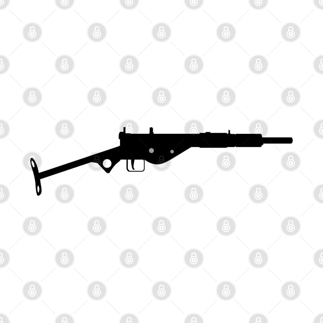 STEN Sten MK II Historical 1941 British sub machine gun by FOGSJ