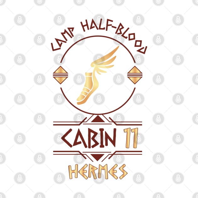 Cabin #11 in Camp Half Blood, Child of Hermes – Percy Jackson inspired design by NxtArt