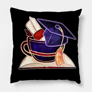 Congrats on Gradua-TEA-ng! (no text version) Pillow