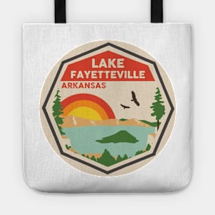 Lake Fayetteville Arkansas Colorful Tote