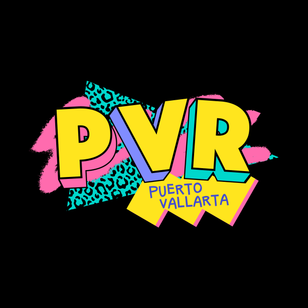 Retro 90s Puerto Vallarta PVR / Rad Memphis Style / 90s Vibes by Now Boarding