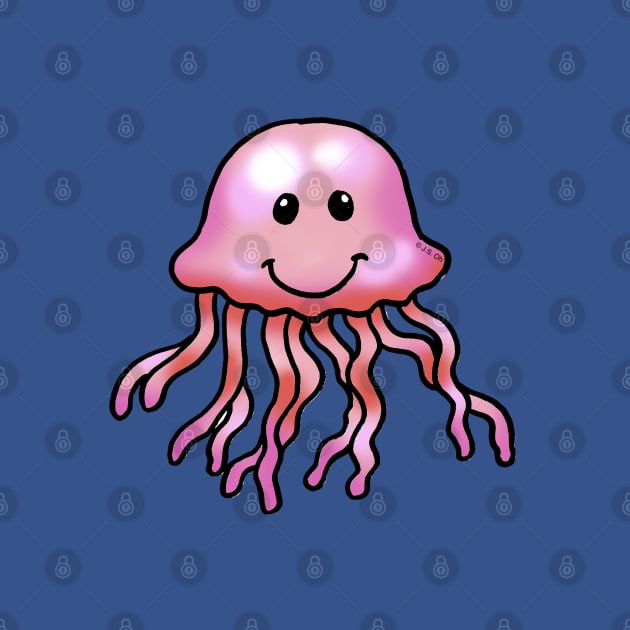 cute jellyfish by cartoonygifts