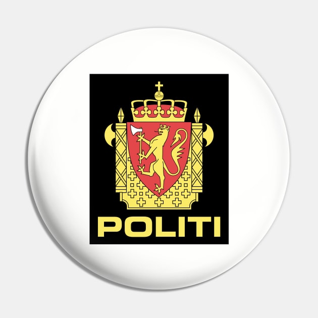 Norwegian Police ("pocket size") Pin by pasnthroo