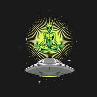 UFO Alien Yoga T-Shirt