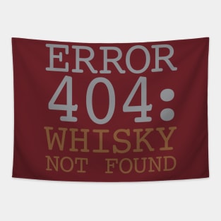 Error 404 Whisky Not Found Tapestry