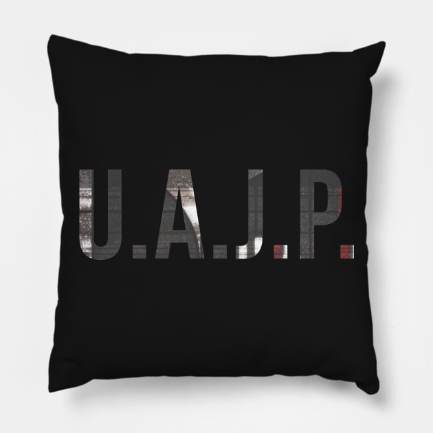 U.A.J.P. Pillow by groundbreaking