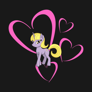 Unicorn And Pink Hearts T-Shirt