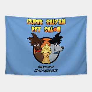 Super Saiyan Pet Salon - Dragonball anime Tapestry