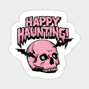 Festive Frights: Happy Haunting Halloween Magnet