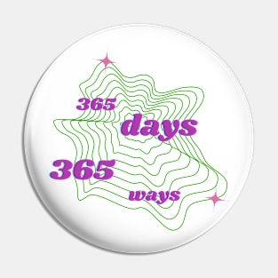 365 days 365 ways Pin