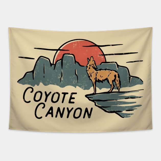 Coyote Canyon Tapestry by SommersethArt