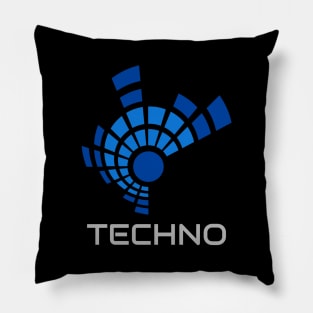 Techno Soundwave Pillow