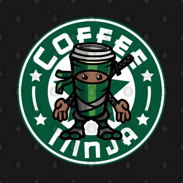 Coffee Ninja - Green by Hoofster