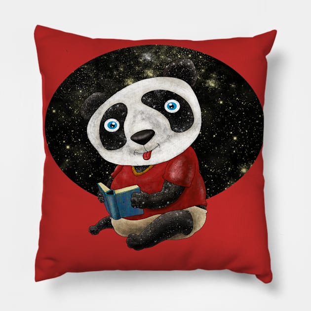 Baby Panda Pillow by gunberk