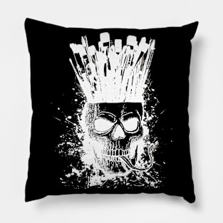 Skull brush holder to die for. Pillow