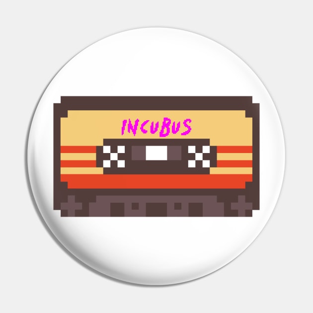 Incubus 8bit cassette Pin by terilittleberids