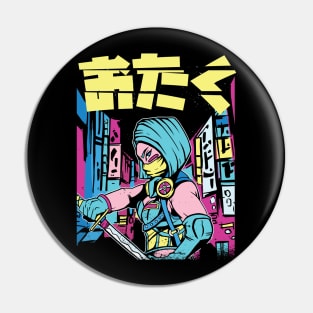 Otaku Urban Ninja Pin